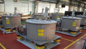 Broadbent Vertical Basket Centrifuge application